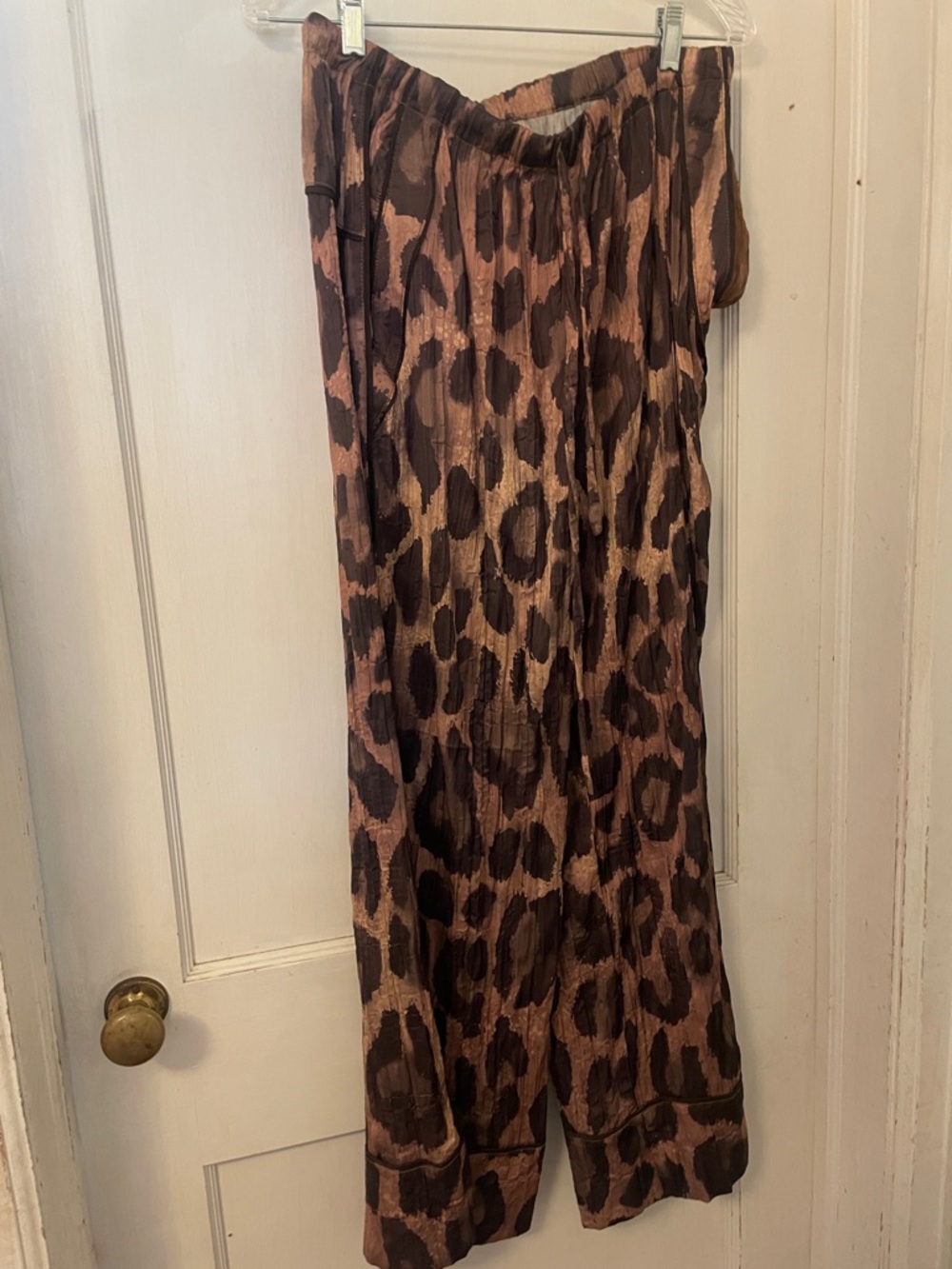 Free People
All Out Satin Leopard Print Pants